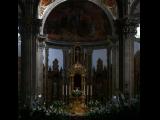 [Cliquez pour agrandir : 134 Kio] Mexico - L'église Saint-Jean-Baptiste : le chœur.