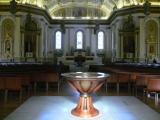 [Cliquez pour agrandir : 87 Kio] San José - Saint Joseph's cathedral: the baptismal font.