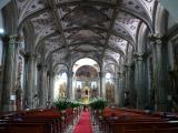 [Cliquez pour agrandir : 174 Kio] Mexico - L'église Saint-Jean-Baptiste : la nef.