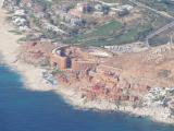 [Cliquez pour agrandir : 167 Kio] Los Cabos - La côte vue d'avion.