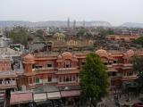 [Cliquez pour agrandir : 142 Kio] Jaipur - La ville vue du palais des vents.