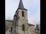 [Cliquez pour agrandir : 77 Kio] Saint-Médard-en-Jalles - L'église Saint-Médard : le clocher.