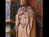 [Cliquez pour agrandir : 91 Kio] Tucson - Mission San Xavier: statue of Saint Kateri Tekakwitha.