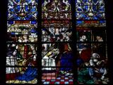 [Cliquez pour agrandir : 142 Kio] Rouen - La cathédrale Notre-Dame : vitrail : détail.