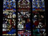 [Cliquez pour agrandir : 142 Kio] Rouen - La cathédrale Notre-Dame : vitrail : détail.