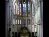 [Cliquez pour agrandir : 120 Kio] Montpellier - La cathédrale Saint-Pierre : la nef et le chœur.