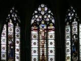 [Cliquez pour agrandir : 123 Kio] Rouen - La cathédrale Notre-Dame : vitraux du chœur.