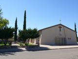 [Cliquez pour agrandir : 67 Kio] Benson - The church of Our Lady of Lourdes: general view.