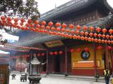 [Cliquez pour agrandir : 126 Kio] Shanghai - Le temple du Bouddha de jade : la cour intérieure.