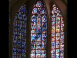 [Cliquez pour agrandir : 151 Kio] Tours - La cathédrale Saint-Gatien : vitraux du chœur.