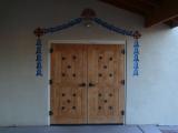 [Cliquez pour agrandir : 55 Kio] Sierra Vista - Saint-Andrew-Apostle's church: a door.