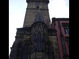 [Cliquez pour agrandir : 48 Kio] Prague - La place Saint-Maesto : tour de l'horloge astronomique.