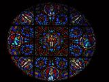 [Cliquez pour agrandir : 126 Kio] San Francisco - Saint Vincent-de-Paul's church: stained glass window.