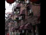 [Cliquez pour agrandir : 125 Kio] Shanghai - Lilong : la Cité Bourgogne : maisons en brique.