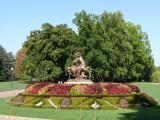 [Cliquez pour agrandir : 145 Kio] Lyon - Le parc de la Tête-d'Or : massif floral.