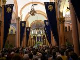 [Cliquez pour agrandir : 93 Kio] Rio de Janeiro - L'église Notre-Dame-de-la-Paix : la nef.