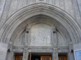 [Cliquez pour agrandir : 106 Kio] San Francisco - Saint Dominic's church: the main gate.