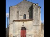 [Cliquez pour agrandir : 97 Kio] Saint-André-de-Cubzac - L'église Saint-André-du-Nom-de-Dieu : la façade.