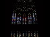 [Cliquez pour agrandir : 63 Kio] Beauvais - La cathédrale : le vitrail du transept Nord.