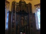 [Cliquez pour agrandir : 89 Kio] San Francisco - Saint Dominic's church: low relief sculpture.