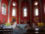 [Cliquez pour agrandir : 82 Kio] Urrugne - L'église Saint-Vincent : le chœur.