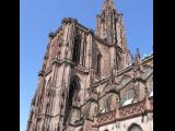 [Cliquez pour agrandir : 116 Kio] Strasbourg - La cathédrale : la façade.