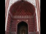 [Cliquez pour agrandir : 152 Kio] Agra - Le Taj Mahal : la mosquée : détail.