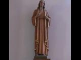 [Cliquez pour agrandir : 44 Kio] Las Cruces - The cathedral of the Immaculate Heart of Mary: statue of Jesus Christ.