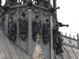 [Cliquez pour agrandir : 93 Kio] Paris - La Sainte-Chapelle : la flèche : détail.