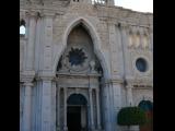 [Cliquez pour agrandir : 83 Kio] Hermosillo - L'église Notre-Dame-du-Carmen : l'entrée.