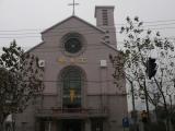 [Cliquez pour agrandir : 102 Kio] Shanghai - L'église Saint-Pierre : la façade.