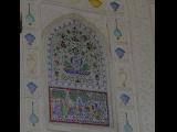 [Cliquez pour agrandir : 126 Kio] Jaipur - Le fort d'Amber : le hall des audiences privées (Diwan-i-Khas) : détail.
