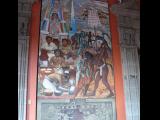 [Cliquez pour agrandir : 154 Kio] Mexico - Le palais national : fresque de Diego Riveira.