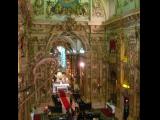 [Cliquez pour agrandir : 121 Kio] Rio de Janeiro - L'église du Tiers Ordre du Carmel : la nef vue de la tribune.