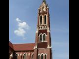 [Cliquez pour agrandir : 62 Kio] Dallas - The cathedral of Our Lady of Guadalupe: the bell tower.