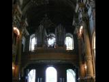 [Cliquez pour agrandir : 93 Kio] Rio de Janeiro - L'église Saint-François-de-Paule : l'entrée et l'orgue.