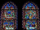 [Cliquez pour agrandir : 177 Kio] Reims - La cathédrale Notre-Dame : vitraux : détail.