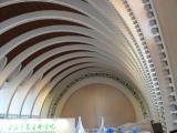 [Cliquez pour agrandir : 91 Kio] Shanghai - Le Centre des expositions : voûte de la grande salle.