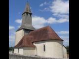 [Cliquez pour agrandir : 71 Kio] Uzan - L'église Sainte-Quitterie : l'extérieur.