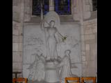 [Cliquez pour agrandir : 76 Kio] Beauvais - La cathédrale : la chapelle de Sainte Jeanne d'Arc.