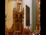 [Cliquez pour agrandir : 88 Kio] Santa Fe - Saint Francis cathedral: the cathedra.