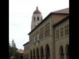 [Cliquez pour agrandir : 70 Kio] Palo Alto - Stanford University: the campus: the tower and the main building.