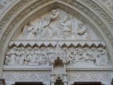 [Cliquez pour agrandir : 104 Kio] Montpellier - La cathédrale Saint-Pierre : le portail Est : le tympan.