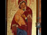 [Cliquez pour agrandir : 117 Kio] Phoenix - Saint Stephen's cathedral: icon of Virgin Mary with Jesus Child.