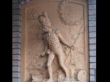 [Cliquez pour agrandir : 70 Kio] Tourcoing - La maison du Broutteux : bas-relief.