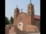 [Cliquez pour agrandir : 59 Kio] Socorro - San Miguel's church: front view.