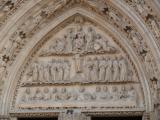 [Cliquez pour agrandir : 112 Kio] Bordeaux - La cathédrale Saint-André : la porte Nord : le tympan.