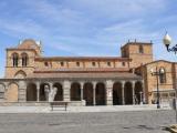 [Cliquez pour agrandir : 93 Kio] Ávila - La basilique Saint-Vincent : vue générale.