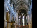 [Cliquez pour agrandir : 114 Kio] Fribourg - La cathédrale Saint-Nicolas-de-Myre : la nef.