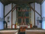 [Cliquez pour agrandir : 88 Kio] Ranchos de Taos - San Francisco de Asís church: the choir.